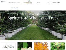 Tablet Screenshot of brandywinetrees.com